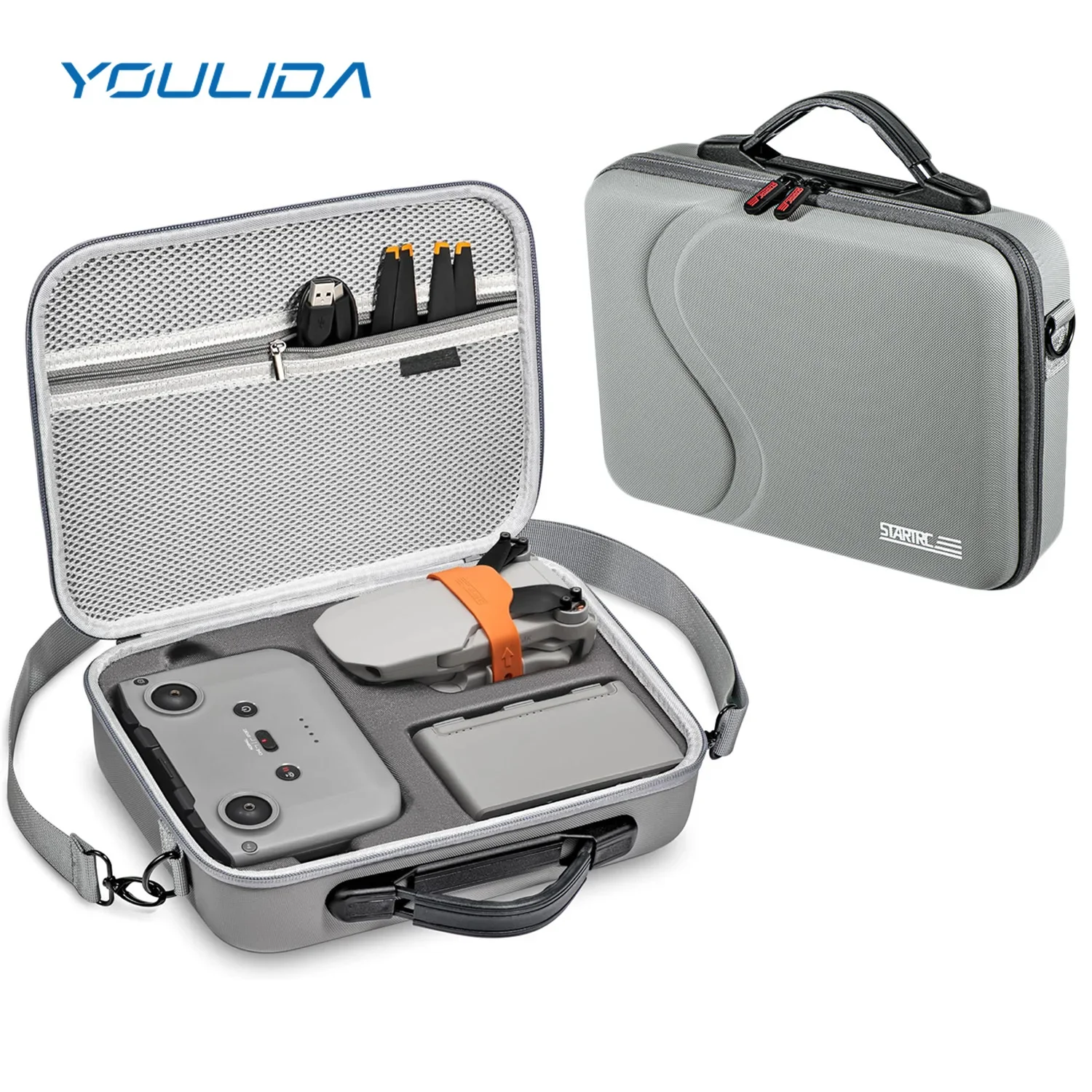 Drone Carrying Case - Mini 2 Umhängetasche PU Tragbare Aufbewahrungstasche