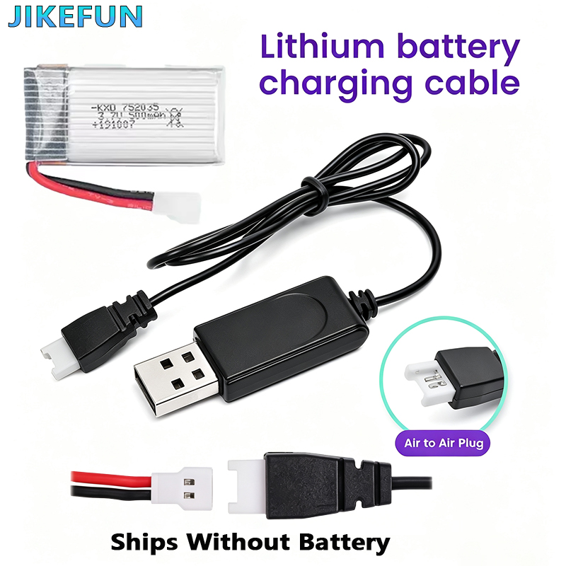 Drone Battery Charger - 3,7V Lithium-Polymer-Akku USB-Ladegerät für RC-Drohnen FPV-Flugzeugzubehör
