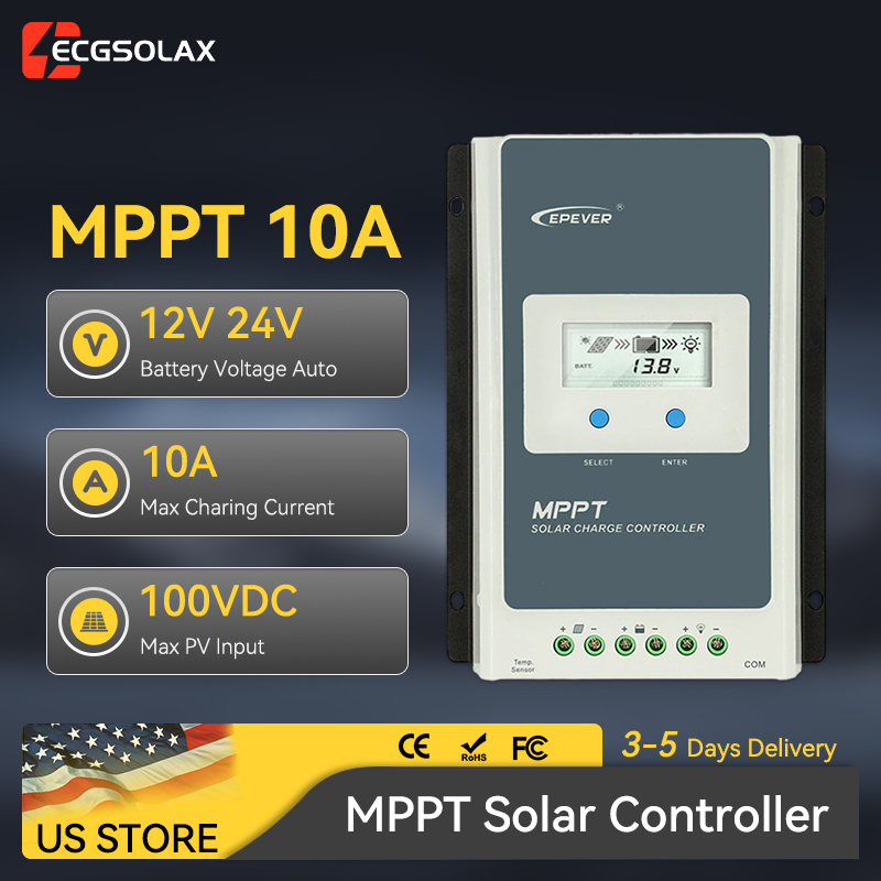 Drone Solar Charger - Epever 10A MPPT Solar-Laderegler 12V 24V