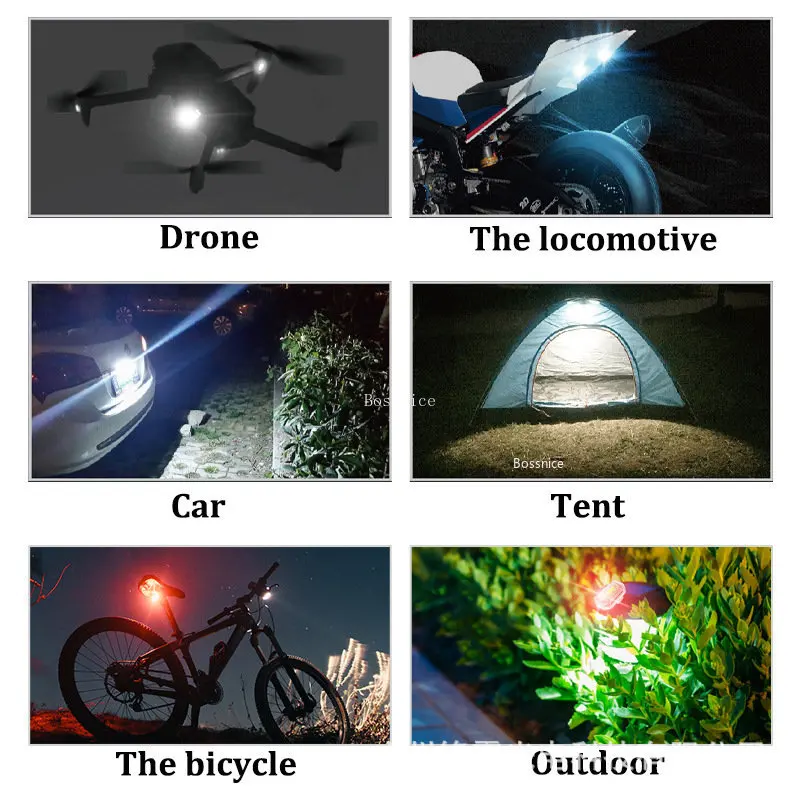 1/2pcs drahtlose LED-Blitzlich – Drone Strobe Light Bewertung und Preis