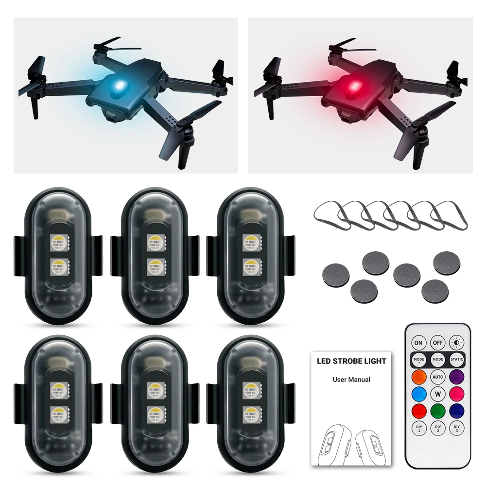 Motorrad-Blitzlicht, APP-geste – Drone Strobe Light Bewertung und Preis