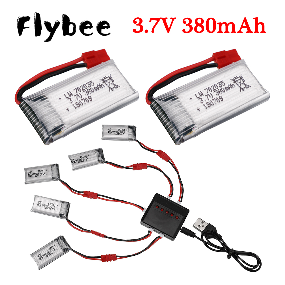 3,7 V 380mAh Lipo batterie mit – Drone Battery Charger Bewertung und Preis